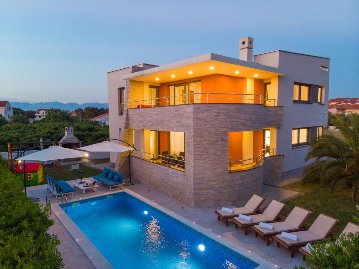 Vila Zatona Sunset With Heated Swimming Pool Затон Экстерьер фото