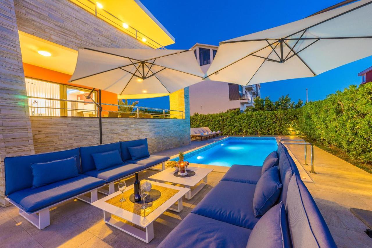 Vila Zatona Sunset With Heated Swimming Pool Затон Экстерьер фото
